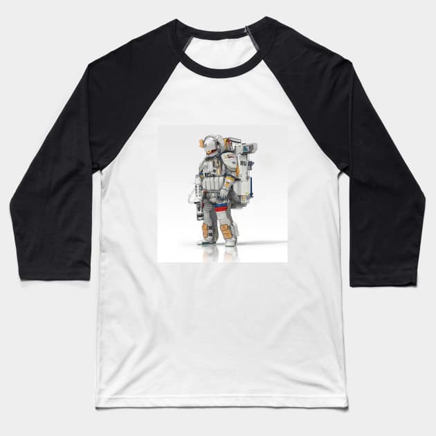 Russian space warrior Baseball T-Shirt by buco